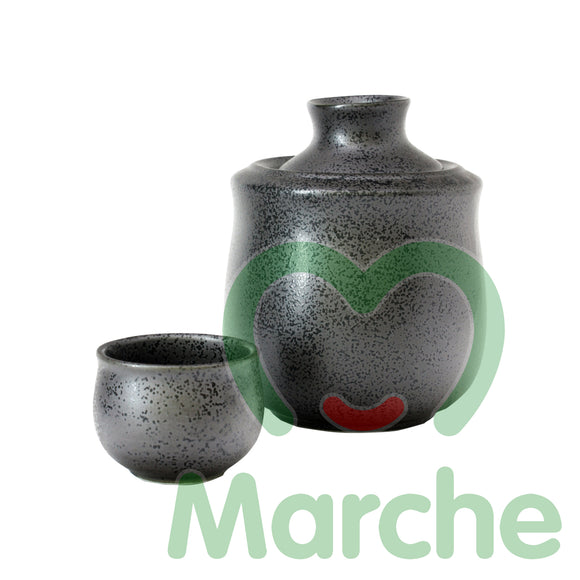 Ceramic Sake Warmer(S)｜黑結晶清酒壺(小)｜黑結晶酒かんき(小)